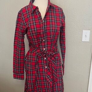 Draper James NWT Carly Shirtdress Angie Plaid 8